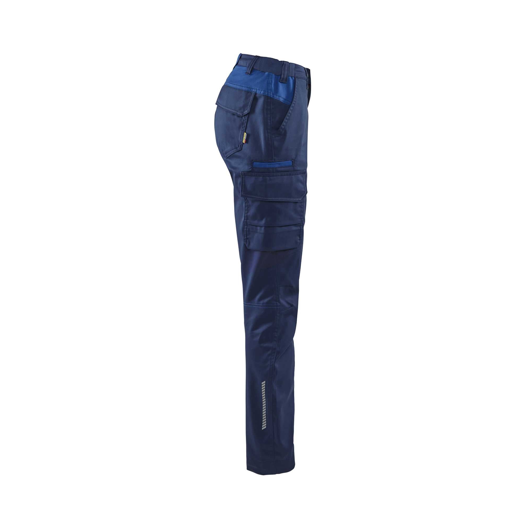 BLAKLADER 71441832 Women's industry trousers stretch Hi Vis Reflective Work Trousers Women - twill fabric
